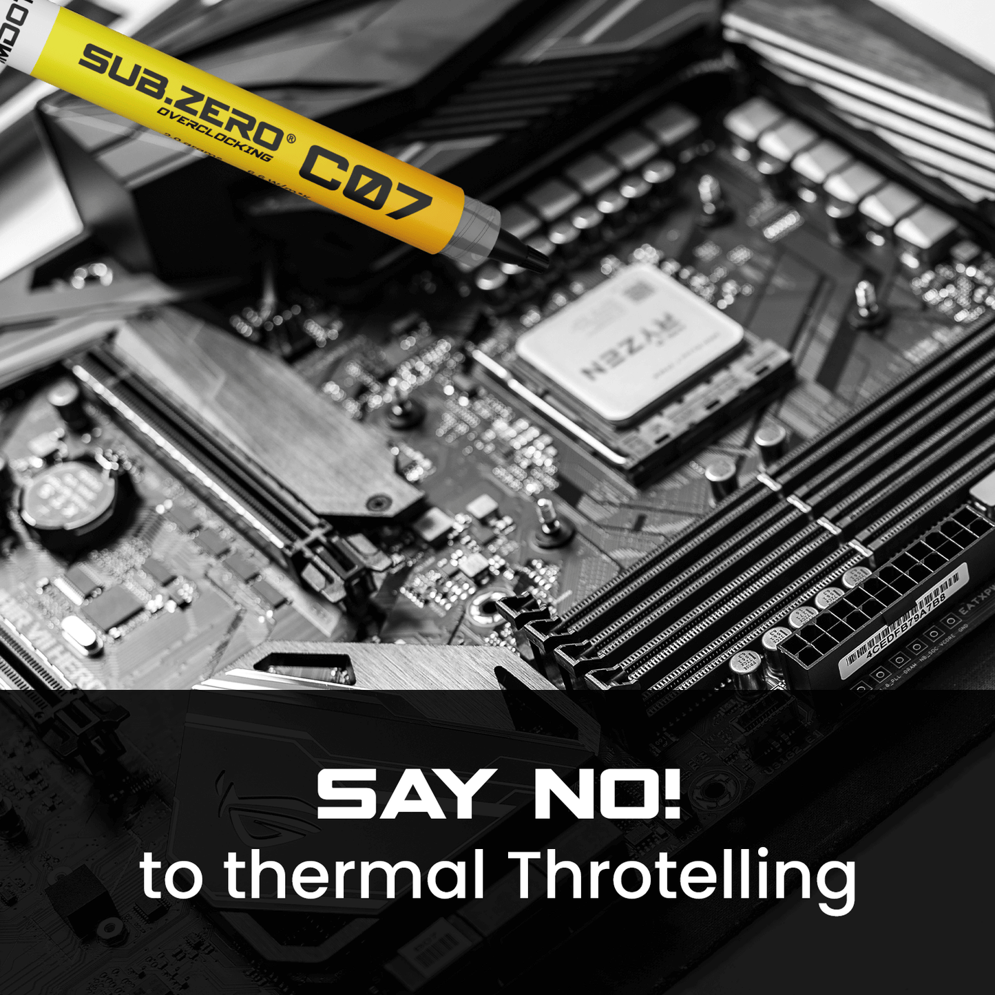 ATOMDOTS® C07  | Thermal Interface Material (Tim) | 6.6 W/m*K | Essencial Series (Non-conductive)