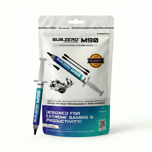 ATOMDOTS® M90 Liquid Metal (10 grams) Thermal Interface Material (Tim) | 90 W/m*K | Extreme Series  (Conductive)